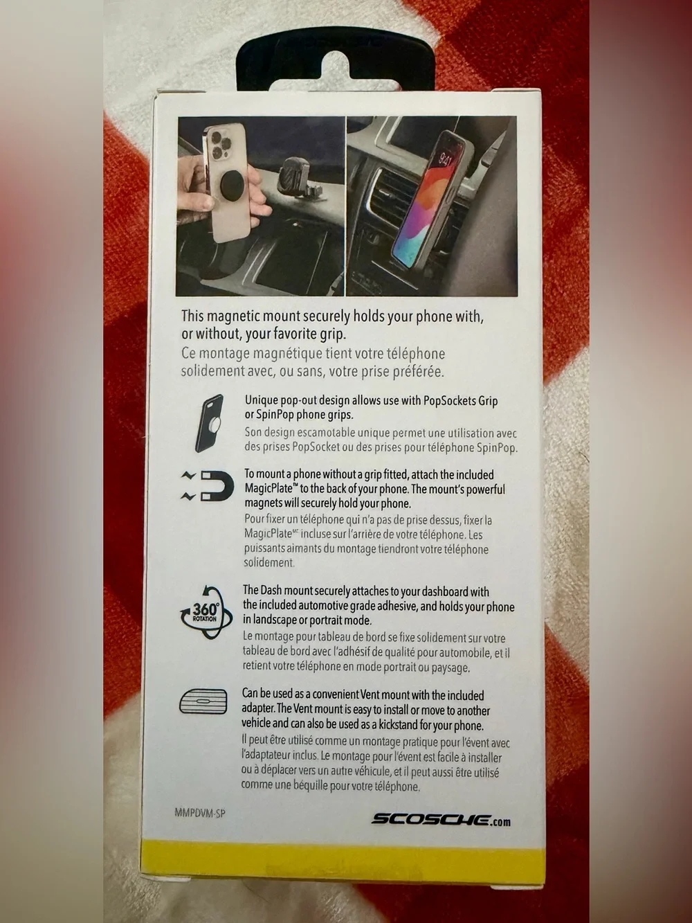 Scosche MagicMount Magnetic Phone Mount - Black